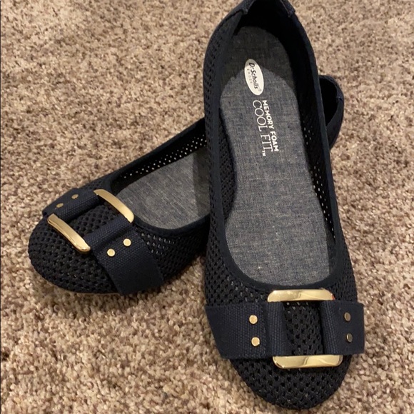 Dr. Scholl's Shoes - Blue flats with buckle